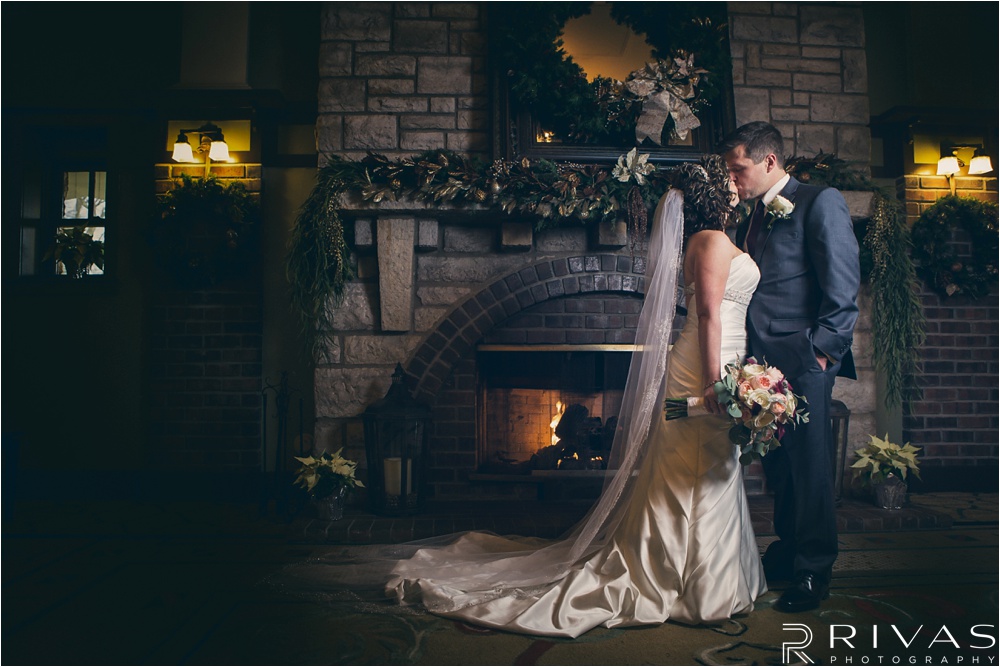 Winter Wedding at The Elms - Kansas City Wedding Photographers