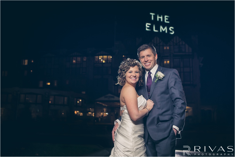 Winter Wedding at The Elms - Kansas City Wedding Photographers