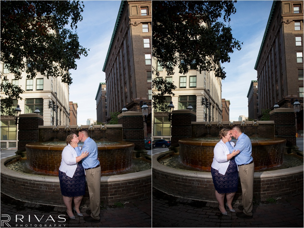 Garment District | Dreamy Loose Park Engagement Photos | Kansas City Wedding Photographer